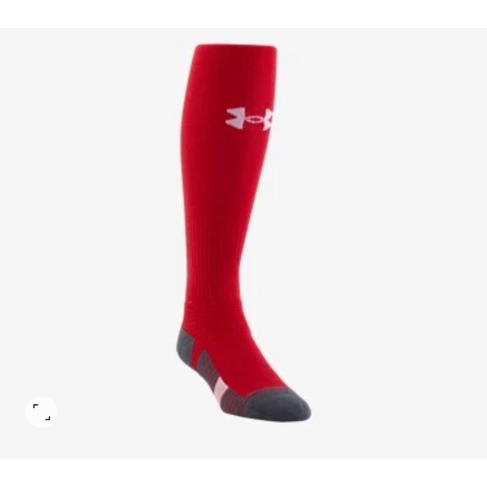 Under Armour UA Performance‎ Soccer Socks Youth Large Red Black OTC New